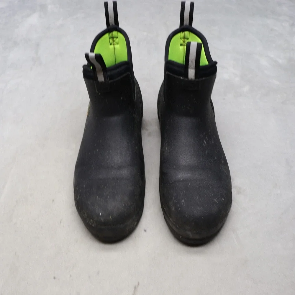Muck Unisex M9 W10 Work Boots Black Rubber Steel Toe Waterproof Safety 010021